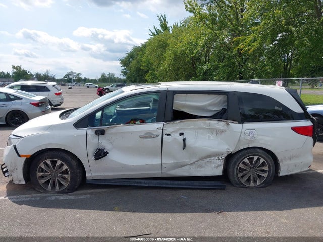 46055306 :رقم المزاد ، 5FNRL6H75MB037149 vin ، 2021 Honda Odyssey Ex-l مزاد بيع
