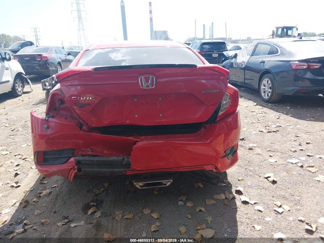 2019 Honda Civic Sport მანქანა იყიდება აუქციონზე, vin: 2HGFC2F86KH601083, აუქციონის ნომერი: 46055313