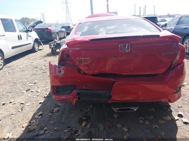 2019 Honda Civic Sport მანქანა იყიდება აუქციონზე, vin: 2HGFC2F86KH601083, აუქციონის ნომერი: 46055313
