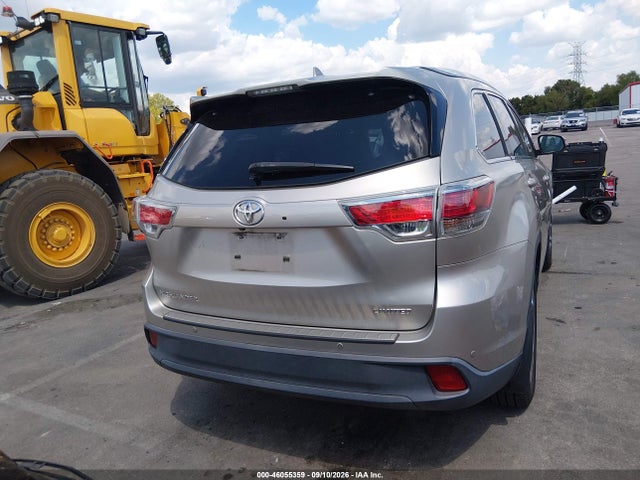2015 Toyota Highlander Limited V6 მანქანა იყიდება აუქციონზე, vin: 5TDYKRFH8FS057941, აუქციონის ნომერი: 46055359