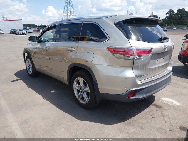 2015 Toyota Highlander Limited V6 მანქანა იყიდება აუქციონზე, vin: 5TDYKRFH8FS057941, აუქციონის ნომერი: 46055359