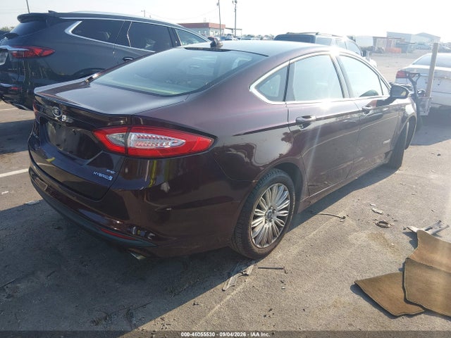 46055530 :رقم المزاد ، 3FA6P0LU8DR387669 vin ، 2013 Ford Fusion Hybrid Se مزاد بيع