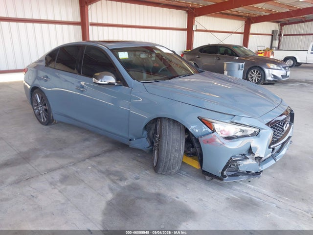 Auction sale of the 2021 Infiniti Q50 Red Sport 400, vin: JN1FV7DP5MM850476, lot number: 46055548