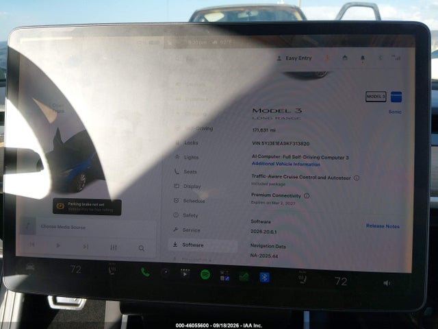 Aukcja sprzedaży 2019 Tesla Model 3 Long Range/mid Range/standard Range/standard Range Plus, vin: 5YJ3E1EA9KF313820, numer aukcji: 46055600