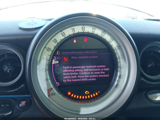 2012 Mini Cooper S Clubman მანქანა იყიდება აუქციონზე, vin: WMWZG3C55CTY37418, აუქციონის ნომერი: 46055625
