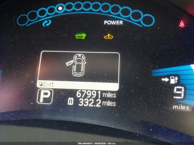 Aukcja sprzedaży 2012 Nissan Leaf Sl, vin: JN1AZ0CP7CT015233, numer aukcji: 46055678