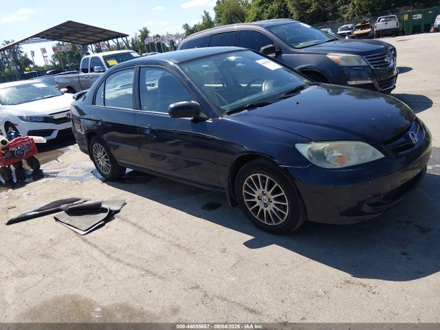 46055687 :رقم المزاد ، 2HGES165X5H605348 vin ، 2005 Honda Civic Lx مزاد بيع