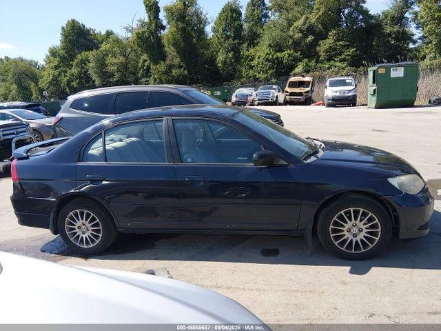 46055687 :رقم المزاد ، 2HGES165X5H605348 vin ، 2005 Honda Civic Lx مزاد بيع