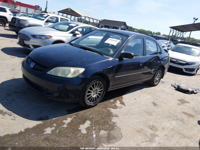 46055687 :رقم المزاد ، 2HGES165X5H605348 vin ، 2005 Honda Civic Lx مزاد بيع