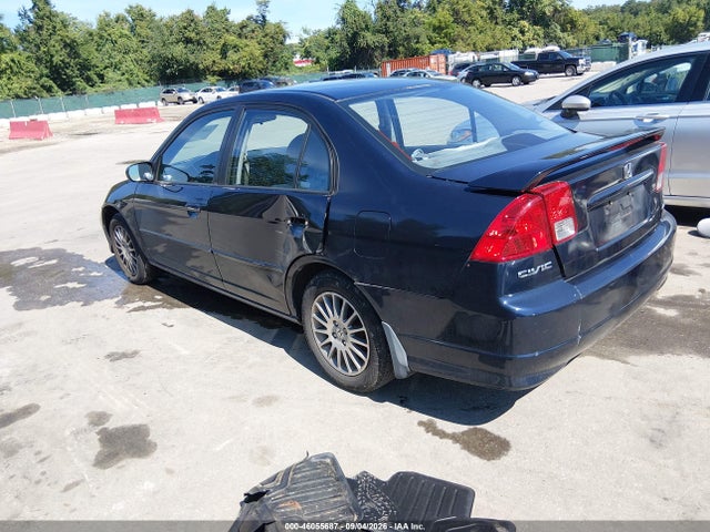 46055687 :رقم المزاد ، 2HGES165X5H605348 vin ، 2005 Honda Civic Lx مزاد بيع