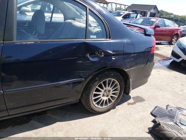 46055687 :رقم المزاد ، 2HGES165X5H605348 vin ، 2005 Honda Civic Lx مزاد بيع
