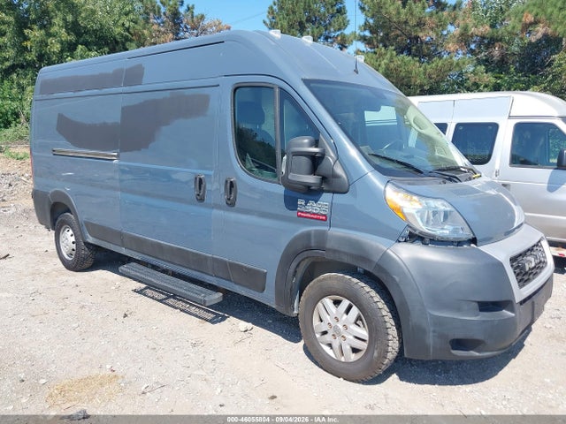 2019 Ram Promaster 2500 High Roof 159 Wb მანქანა იყიდება აუქციონზე, vin: 3C6TRVDG4KE516886, აუქციონის ნომერი: 46055804