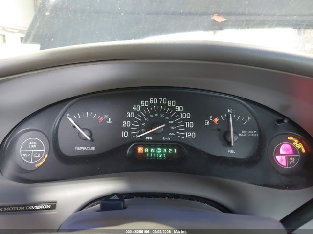 46056106 :رقم المزاد ، 2G4WS52J211134355 vin ، 2001 Buick Century Custom مزاد بيع