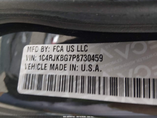 Продажа на аукционе авто 2023 Jeep Grand Cherokee L Limited 4x4, vin: 1C4RJKBG7P8730459, номер лота: 46056162