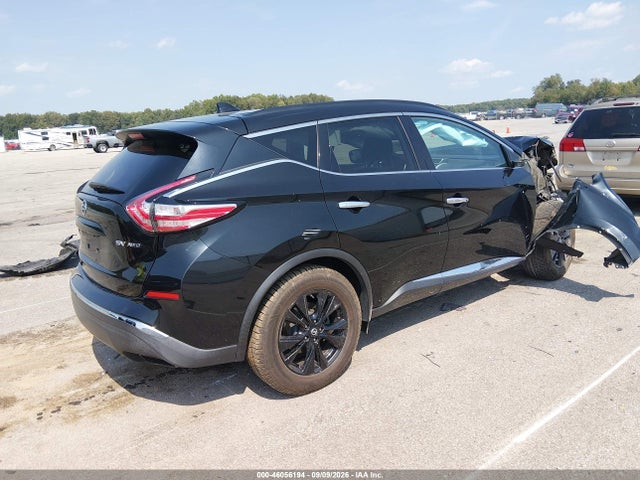 Продаж на аукціоні авто 2017 Nissan Murano Sv, vin: 5N1AZ2MH4HN112493, номер лоту: 46056194