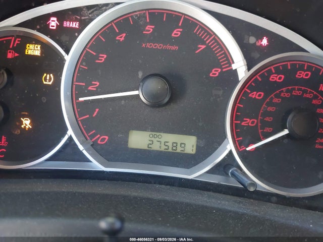 2009 Subaru Impreza Wrx მანქანა იყიდება აუქციონზე, vin: JF1GH76639G805917, აუქციონის ნომერი: 46056321