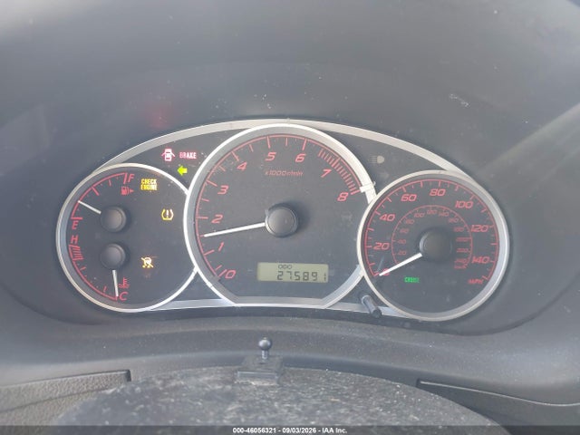 2009 Subaru Impreza Wrx მანქანა იყიდება აუქციონზე, vin: JF1GH76639G805917, აუქციონის ნომერი: 46056321