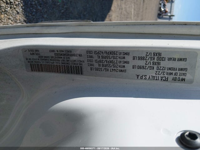 Продажа на аукционе авто 2022 Ram Promaster City Cargo Van, vin: ZFBHRFAB5N6W60831, номер лота: 46056371