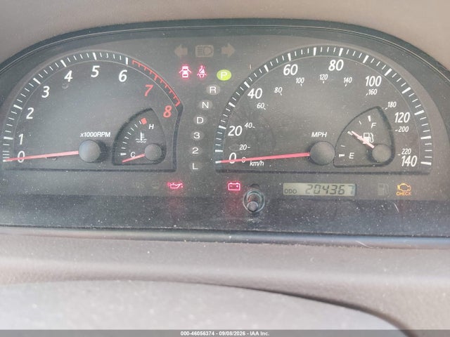 2003 Toyota Camry Xle V6 მანქანა იყიდება აუქციონზე, vin: 4T1BF30K33U043606, აუქციონის ნომერი: 46056374