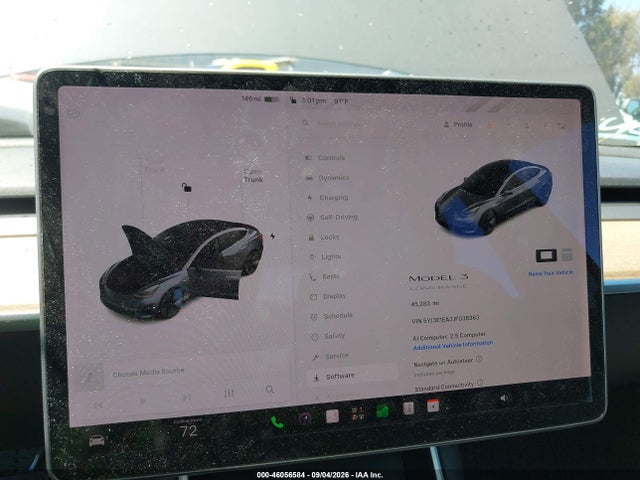 5YJ3E1EA3JF038363 Tesla Model 3 Long Range/mid Range