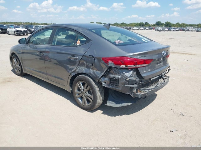 2018 Hyundai Elantra Sel მანქანა იყიდება აუქციონზე, vin: 5NPD84LF8JH362941, აუქციონის ნომერი: 46056770