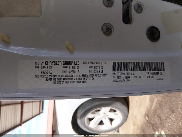 46056815 :رقم المزاد ، 2C3CDYAG1DH719131 vin ، 2013 Dodge Challenger Sxt مزاد بيع