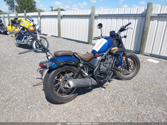 2025 Honda Cmx500 A2 მანქანა იყიდება აუქციონზე, vin: MLHPC561XS5801105, აუქციონის ნომერი: 46056832