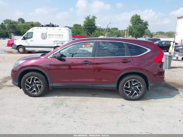 2016 Honda Cr-v Se მანქანა იყიდება აუქციონზე, vin: 5J6RM4H42GL083931, აუქციონის ნომერი: 46056836