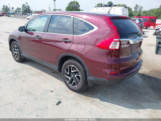 2016 Honda Cr-v Se მანქანა იყიდება აუქციონზე, vin: 5J6RM4H42GL083931, აუქციონის ნომერი: 46056836