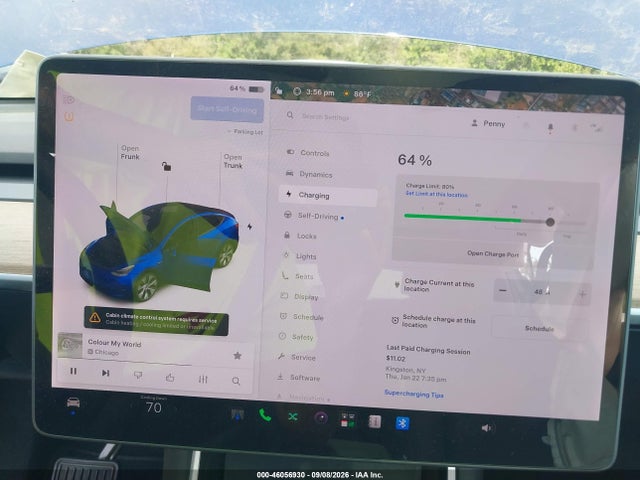 Продаж на аукціоні авто 2021 Tesla Model Y Long Range Dual Motor All-wheel Drive, vin: 5YJYGDEE5MF069770, номер лоту: 46056930