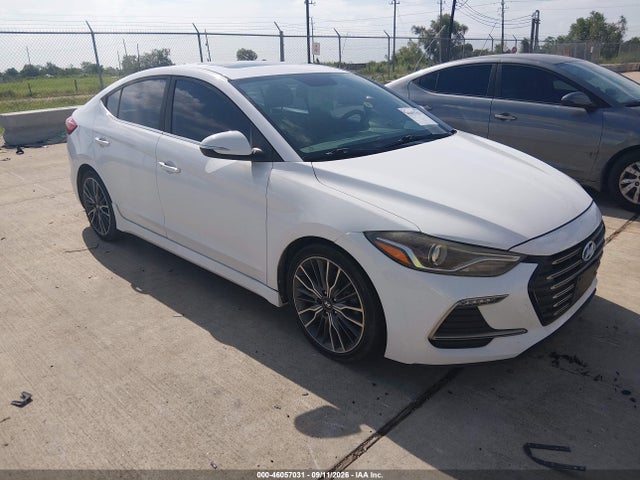 2018 Hyundai Elantra Sport მანქანა იყიდება აუქციონზე, vin: KMHD04LB6JU533112, აუქციონის ნომერი: 46057031