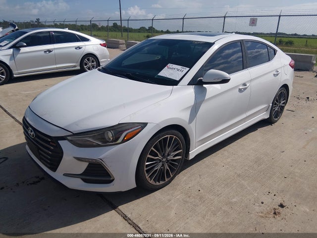 Auction sale of the 2018 Hyundai Elantra Sport, vin: KMHD04LB6JU533112, lot number: 46057031