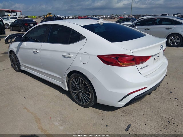 Auction sale of the 2018 Hyundai Elantra Sport, vin: KMHD04LB6JU533112, lot number: 46057031