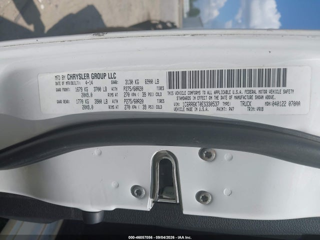 Aukcja sprzedaży 2014 Ram 1500 Express, vin: 1C6RR6KT0ES330537, numer aukcji: 46057056