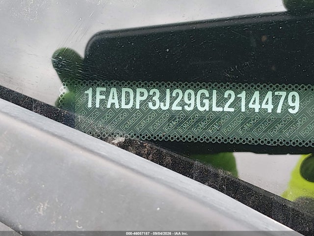 46057187 :رقم المزاد ، 1FADP3J29GL214479 vin ، 2016 Ford Focus Titanium مزاد بيع