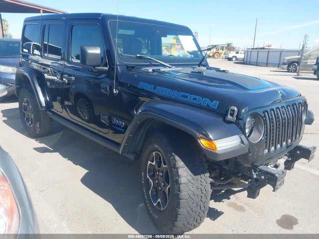 2021 Jeep Wrangler 4xe Unlimited Rubicon 4x4 მანქანა იყიდება აუქციონზე, vin: 1C4JJXR66MW674836, აუქციონის ნომერი: 46057256