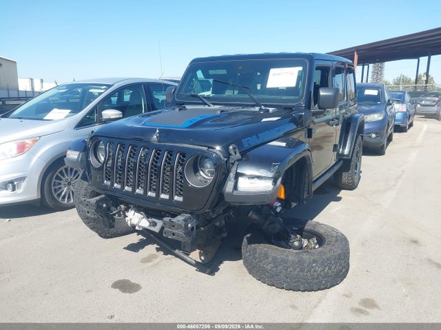 2021 Jeep Wrangler 4xe Unlimited Rubicon 4x4 მანქანა იყიდება აუქციონზე, vin: 1C4JJXR66MW674836, აუქციონის ნომერი: 46057256