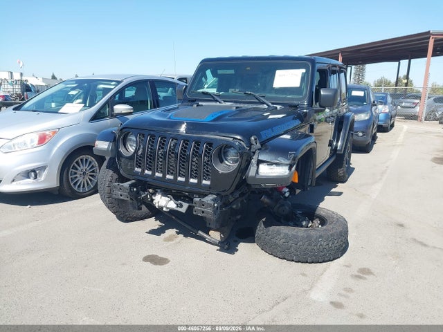 2021 Jeep Wrangler 4xe Unlimited Rubicon 4x4 მანქანა იყიდება აუქციონზე, vin: 1C4JJXR66MW674836, აუქციონის ნომერი: 46057256