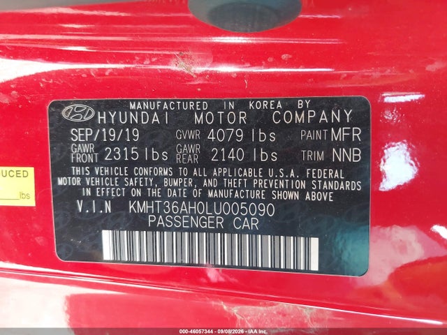 Hyundai VELOSTER N 2020 KMHT36AH0LU005090 Image 9