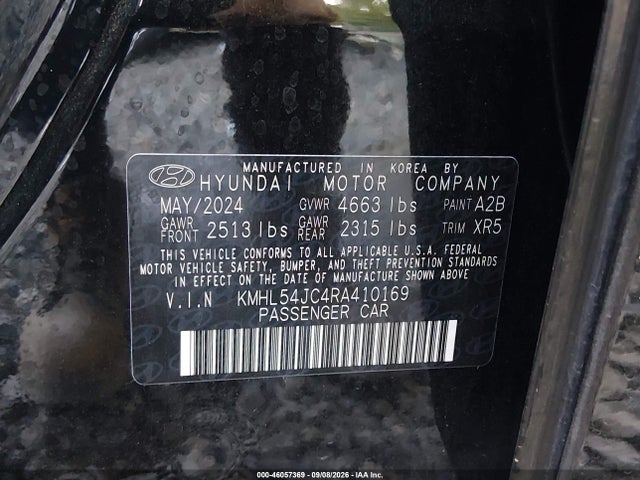 Продажа на аукционе авто 2024 Hyundai Sonata N Line, vin: KMHL54JC4RA410169, номер лота: 46057369