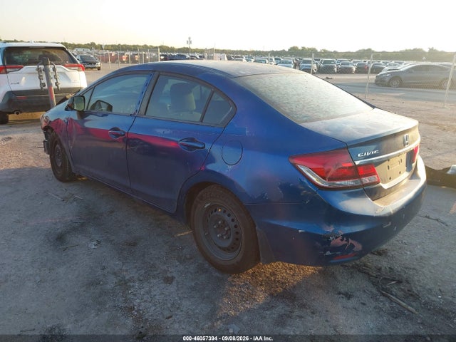 Продаж на аукціоні авто 2013 Honda Civic Lx, vin: 2HGFB2F55DH539980, номер лоту: 46057394