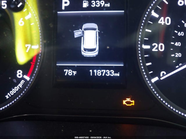 2019 Hyundai Santa Fe Se მანქანა იყიდება აუქციონზე, vin: 5NMS23AD8KH001115, აუქციონის ნომერი: 46057455