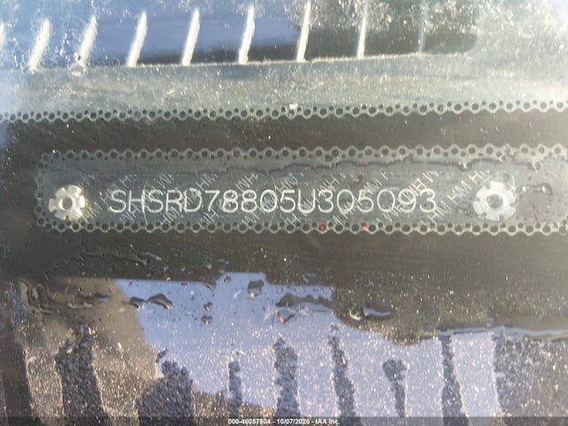 2005 Honda Cr-v Ex მანქანა იყიდება აუქციონზე, vin: SHSRD78805U305093, აუქციონის ნომერი: 46057504