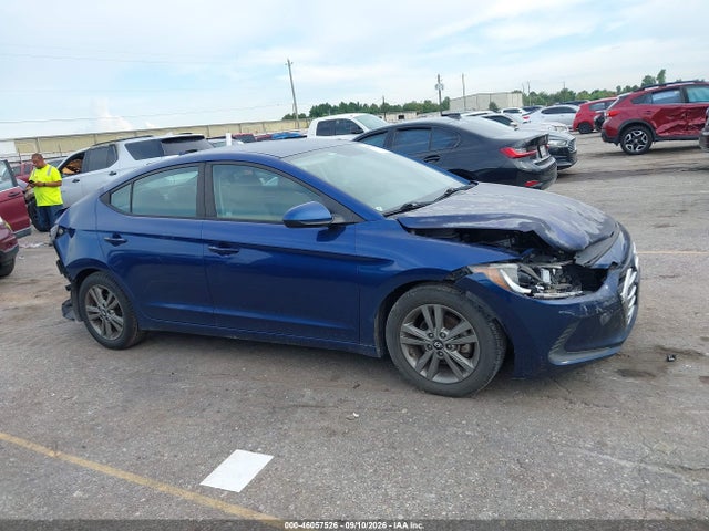 Продаж на аукціоні авто 2018 Hyundai Elantra Sel, vin: 5NPD84LF0JH321168, номер лоту: 46057526