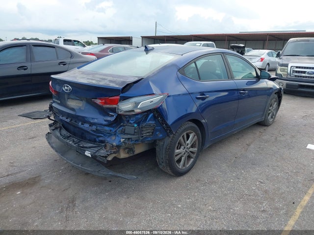 Продаж на аукціоні авто 2018 Hyundai Elantra Sel, vin: 5NPD84LF0JH321168, номер лоту: 46057526