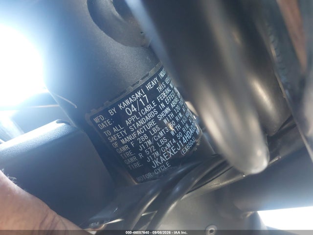 Kawasaki Ex650 J 2017 JKAEXEJ14HDA02082 Image 10