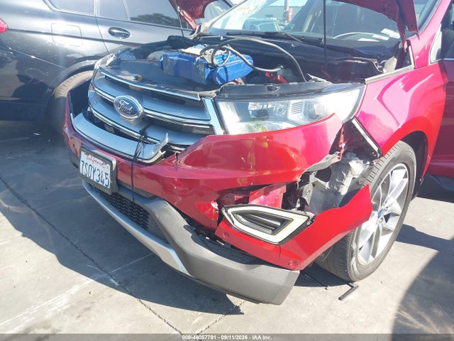 2016 Ford Edge Titanium მანქანა იყიდება აუქციონზე, vin: 2FMPK3K88GBB11610, აუქციონის ნომერი: 46057791