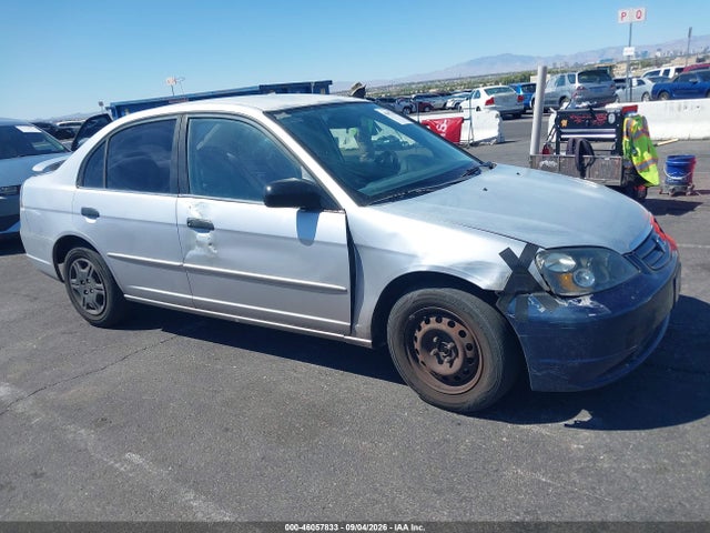 Aukcja sprzedaży 2001 Honda Civic Lx, vin: 1HGES165X1L031413, numer aukcji: 46057833