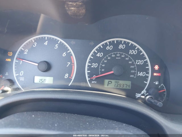46057930 :رقم المزاد ، 1NXBU40E79Z020229 vin ، 2009 Toyota Corolla S مزاد بيع