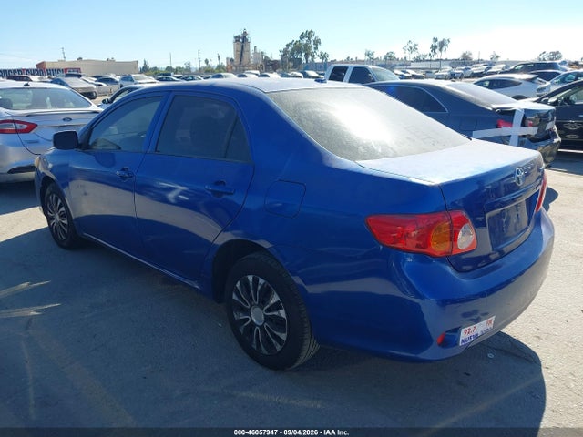 Продаж на аукціоні авто 2009 Toyota Corolla Le, vin: JTDBL40E49J037918, номер лоту: 46057947